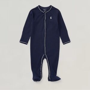 Cotton Jersey Footed Onesie by Ralph Lauren